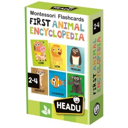 JOC EDUCAȚIONAL HEADU - CARDURI FLASH MONTESSORI ENCICLOPEDIA PRIMUL MEU ANIMALE - HEN57533 - HEN57533 - view 1