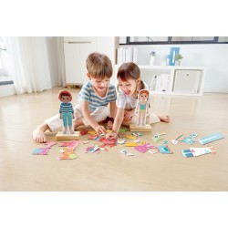 PUZZLE MAGNETIC EDUCAȚIONAL HAPE - MODĂ, 62 BUCĂȚI - H1651 - H1651 - view 1