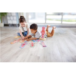 PUZZLE MAGNETIC EDUCAȚIONAL HAPE - CORP UMAN, 68 BUCĂȚI - H1652 - H1652 - view 1