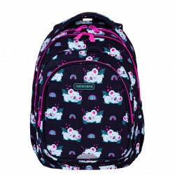RUCSUNĂ STUDENT ASTRABAG CĂRBUNI adormit, AB300, 42X30X19CM - AS502024084 - AS502024084 - view 1