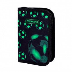 BUCĂTARE SINGURĂ CU ACCESORII ASTRABAG FOTBAL NEON, AC11, 20X14X3,5CM - AS503024063 - AS503024063 - view 1