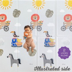 Килим за бебе Taf Toys, Двустранен, Савана, 150 х 200 см - TT12715 - view 6
                  