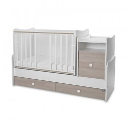 Детско легло Lorelli TREND PLUS 70/160 бяло+кехлибар - 10150590044P - view 3
                  