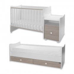 Детско легло Lorelli TREND PLUS 70/160 бяло+кехлибар - 10150590044P - view 11
                  