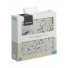 PĂTURĂ DE MUSELIN DUBLU STRAT 100X100CM KIKKA BOO DREAMY FIELDS GREY - 31103010110