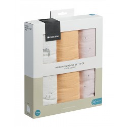 SET 3 scutece de muselina 100X100CM KIKKA BOO HEDGE-HUGS - 31103010088 - 31103010088 - view 1