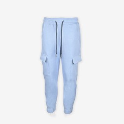 PANTALONI CARGO ARCOBALENO PENTRU BAIAT - IO1130 celeste - IO1130 celeste - view 1