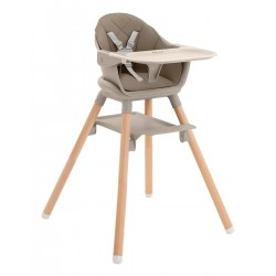 SCAUN DE MINA 2B1 KIKKA BOO WOODY BEIGE 2024 - 31004010174 - 31004010174 - view 1