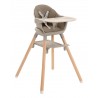 SCAUN DE MINA 2B1 KIKKA BOO WOODY BEIGE 2024 - 31004010174