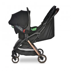 Детска количка Lorelli LORET 2в1 с автоматично сгъване Black Jasper - 10021992401 - view 3
                  