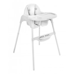 SCAUN 2 IN 1 KIKKA BOO JAMMY WHITE - 31004010179 - 31004010179 - view 1