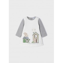ROCHIE PENTRU BEBELUȘI PENTRU FETĂ PENTRU BRODĂ PENTRU MÂNECĂ LUNGĂ PENTRU BRODĂ COPII PRIMĂR - 2951-020 - 2951-020 - view 1