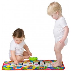 Музикална играчка 3 в 1 Playgro - Пиано-пътека, със звуци от джунглата, 6м+ - PG.0159 - view 3
                  