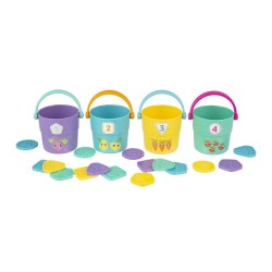 GALETE ACTIVE DE JUCĂRII PLAYGRO CU JETONE PENTRU NUMĂRARE ȘI SORTARE (12-36M) - PG.0724 - PG.0724 - view 1
