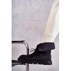 ARCOBALENO CIZME MOALE CU DANTELURI NEGRE PENTRU FATE - CU217 negru - CU217 black - view 1
