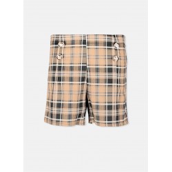 PANTALONI DE COPII ARCOBALENO BUTONI CU TALIE INALTA CADURI PENTRU FETE - LMF790 bej - LMF790 beige - view 1