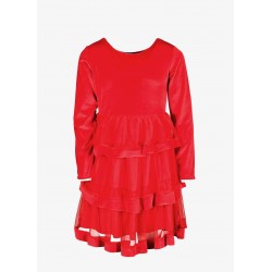 ROCHIE DE PLUȘ ARCOBALENO PENTRU FETĂ PENTRU FETĂ - JDN530 rosso - JDN530 rosso - view 1