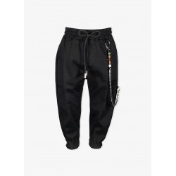 PANTALONI COPII ARCOBALENO CU LANT PENTRU BEBE BIELET - IO8805 nero - IO8805 nero - view 1