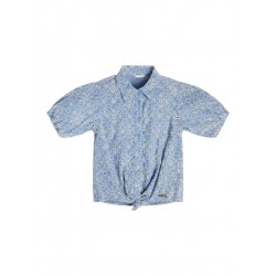 Детска риза Guess с къс ръкав с апликации бродерия за момиче - J3RH05WF6Q0F06B - view 3
                  