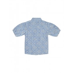 Детска риза Guess с къс ръкав с апликации бродерия за момиче - J3RH05WF6Q0F06B - view 4
                  