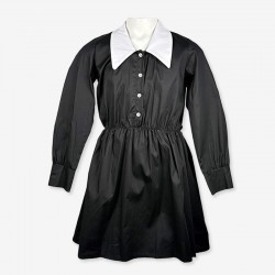 ROCHIE DE COPII ARCOBALENO CU MANECA LUNGA SI GULER PENTRU FATE - IO5551 nero - IO5551 nero - view 1