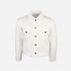 JACHETA COPII ARCOBALENO TWILL PENTRU FATA - B2622 bianco - B2622 bianco - view 1