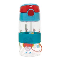 OOPS STICLA DE APA CU PAIE 400ML - CULOARE ALBASTRU - OP4100430 - OP4100430 - view 1