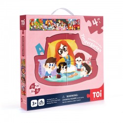 TOI WORLD PUZZLE 4 ÎN 1 - GRĂDINIȚĂ - TWTP398 - TWTP398 - view 1