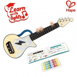 ROCK AND ROLL UKULELE HAPE - ALBASTRU - H0625 - H0625 - view 1