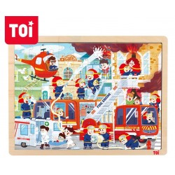 PUZZLE TOI WORLD 100 PIECE - CITY FIRE - TWTP047 - TWTP047 - view 1