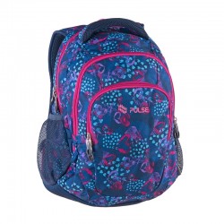 RUCSAC PULSE TEENS HEART, ALBASTRU-ROZ - 1095110520 - 1095110520 - view 1