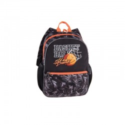 RUCSAC PULSE JUNIOR SLAM DUNK, NEGRU-PORTOCIAL - 1095110765 - 1095110765 - view 1