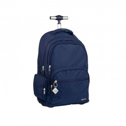 RUCSAC MILAN 1918, CU ROTI, CU 6 FERMOARE, 25 L, ALBASTRU INCHIS - 6130120044 - 6130120044 - view 1