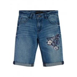 BLANCI DE COPII GUESS CU APLICAȚI DE BRODERIE PENTRU BĂIAT - L3GD15D41E0DKLW - L3GD15D41E0DKLW - view 1