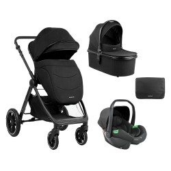 CARUUT COMBINAT 3 IN 1 KIKKA BOO AVA NEGRU CU COS PENTRU NOI-NASCUTI - 31001010065 - 31001010065 - view 1