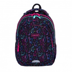 RUCSAC SCOALA HEAD CATS IN THE DARK, AB300, 42X30X19CM - AS502024110 - AS502024110 - view 1