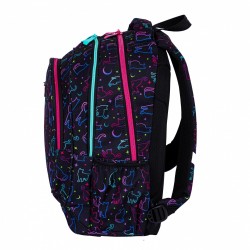 Ученическа раница HEAD Котки в тъмното, AB300, 42х30х19см - AS502024110 - view 3
                  