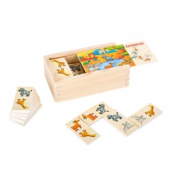 SAFARI DOMINO MIC, LEMN, 28 BUC. - 6611040066 - 6611040066 - view 1