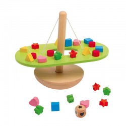 CUTIE DE EQUILIBRARE PICIOARE MICI, LEMN, 26 BUC. - 6611060084 - 6611060084 - view 1