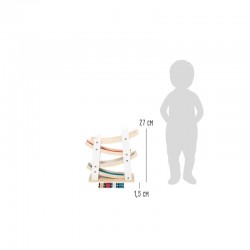 Писта Small Foot, дървена, с четири колички, 25 х 10 х 27 cm - 6611100736 - view 8
                  