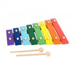 XILOFON MIC PICIOARE, COLORAT, LEMN, 30 X 22 X 4,5 CM - 6612120111 - 6612120111 - view 1