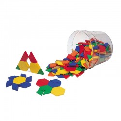 RESURSE DE ÎNVĂȚARE TANGRAM, PLASTIC, 6 FORME DIFERITE, 250 BUC. - 6618020026 - 6618020026 - view 1