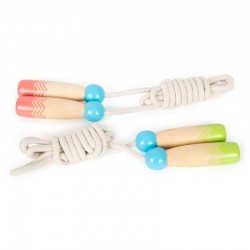 SET SFÂNCHI DE SĂRIT CU MÂNERE DE LEMN PICIOȘ MIC, 2 BUC - 6630040240 - 6630040240 - view 1