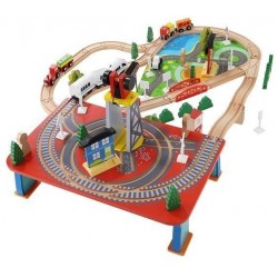 SET TREN LEMN ISO TRADE CU ACCESORII - 88 BUC. - KRU9363 - KRU9363 - view 1