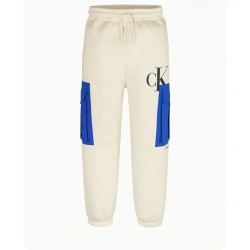 PANTALONI CALVIN KLEIN BĂIEȚI LOGO BUZUNARARE LATERALE - IB0IB01503ACJ - IB0IB01503ACJ - view 1