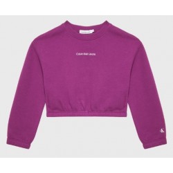 HORACĂ SCURTĂ DE COPII CALVIN KLEIN CU LOGO CAUCUCIT PENTRU FATE - IG0IG01866VR9 - IG0IG01866VR9 - view 1