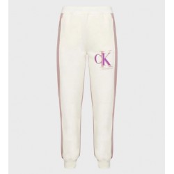 PANTALONI CALVIN KLEIN PENTRU COPII CU BANDE LATERALE PENTRU FETE - IG0IG01852YBI - IG0IG01852YBI - view 1