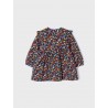 ROCHIE DE COPII PRIMARIA CU MANECA LUNGA SI APLICATI PENTRU BEBE - 2963-010