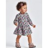 ROCHIE DE COPII PRIMAR CU APLICAȚI COLORATE PENTRU BEBĂ FETĂ - 2928-006