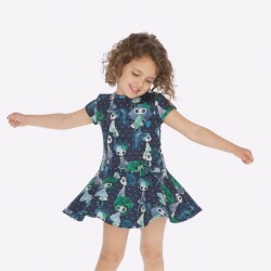 ROCHIE COPII PRINCIPALA CU IMPRIMEURI CULOARE PENTRU FETE - 4938-075 - 4938-075 - view 1